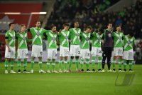 Fussball, 1. Bundesliga  Saison 2014/2015: VfL Wolfsburg - FC Bayern Muenchen