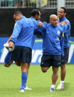Fussball WM 2006: Trainingsspiel Brasilien-Fluminense Football Club