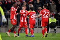 Fussball 1. Bundesliga  Saison  2025/2026  25. Spieltag FC Bayern Muenchen -  Borussia Moenchengladbach