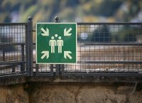 Hinweisschild Sammelpunkt