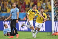 FUSSBALL WM 2014, Achtelfinale: Kolumbien - Uruguay