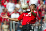 FUSSBALL 1. Bundesliga Bayer, LUCIO Einzelaktion