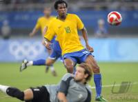 FUSSBALL  Olympia 2008  Peking  Spiel um Platz 3 Belgien - Brasilien
