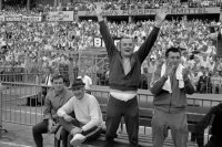Fussball DFB Pokalfinale Saison 1968/1969: Zebec, Schwan, Spannbauer