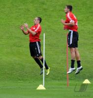 Fussball 1. Bundesliga: Training beim FC Bayern Muenchen