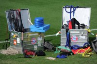 Fussball 1. Bundesliga 11/12: FC Bayern Muenchen Training in Doha