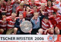 Fussball 1. Bundesliga  2007/2008  Meister FC Bayern Muenchen