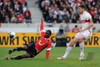 FUSSBALL  1. BUNDESLIGA  09/10    VfB Stuttgart - Hannover 96