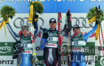 SKI  WM 2003  St.Moritz Abfahrt Herren Siegerehrung