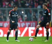 Fussball 1. Bundesliga Saison 14/15: Enttaeuschung; Rafael van der Vaart (Hamburger SV)