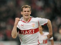 Fussball 1. Bundesliga : JUBEL Georg Niedermeier (VfB Stuttgart)