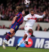 FUSSBALL  International CHL 09/10 : VfB Stuttgart -  FC Barcelona