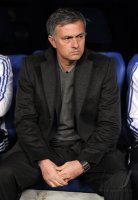 Fussball: Champions League Achtelfinale, Saison 2010/2011: Trainer Jose Mourinho (Real Madrid)