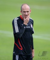 Fussball 1. Bundesliga: Abschluss Training beim FC Bayern Muenchen