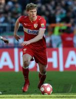 FUSSBALL, 1. BUNDESLIGA, 25. Spieltag: Stuttgart, PROGREBNYAK Einzelaktion