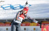 Olympische Spiele 2006 Turin - Training Biathlon Damen