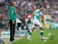 Fussball 1. Bundesliga: Werder, SCHAAF und KLOSE