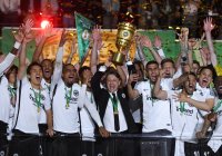 Fussball DFB Pokalendspiel 17/18: JUBEL Eintracht Frankfurt