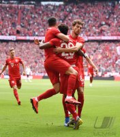 Fussball 1. Bundesliga Saison 18/19: FC Bayern Muenchen  - Eintracht Frankfurt