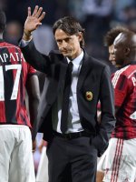 FUSSBALL Trofeo TIM Cup 2014:  Trainer Filippo Inzaghi (AC Mailand)