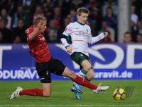 FUSSBALL  1. BUNDESLIGA  09/10  SC Freiburg  - SV Werder Bremen