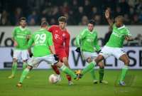 Fussball, 1. Bundesliga Saison 2012/2013: VfL Wolfsburg - Bayern Muenchen