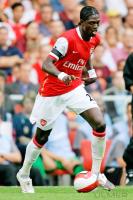 Fussball Barclays Premiership: Arsenal, ADEBAYOR Einzelaktion