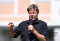 Politik, Wahlkampf Buendnis 90/Die Gruenen: Gruenen Bundesvorsitzender Robert Habeck