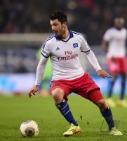 Fussball, 1. Bundesliga  Saison 2013/2014: Hamburger SV - Bayer 04 Leverkusen