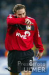 Fussball - Bundesliga , Leverkusen - Stuttgart Simak enttaeuscht