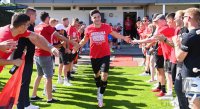 Fussball Relegation zur Oberliga, Rueckspiel 21/22: FC Holzhausen - FC Denzlingen