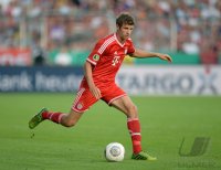 Fussball Saison 2013/2014: DFB Pokal 1. Runde: Thomas Mueller (FC Bayern Muenchen)