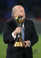 Fussball FIFA Klub WM 2013 FINALE:  FIFA Praesident Joseph S. Blatter (Schweiz)