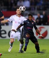 FUSSBALL  International CHL 09/10: Olympique lyon - FC Bayern  Muenchen