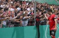 Fussball DFB Pokal 1. Runde 15/16: SSV Reutlingen - Karlsruher SC