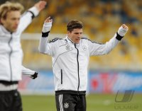 Fussball Training  der Deutsche Nationalmannschaft in Kiew