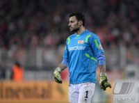 Fussball DFB Pokal Achtelfinale 13/14 : Torwart Daniel Haas (1. FC Union Berlin)