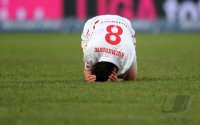 Fussball 1. Bundesliga : Enttaeuschung Zdravko Kuzmanovic (VfB Stuttgart)