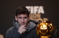Fussball International  FIFA Ballon d Or 2012:  Lionel Messi (Barca)