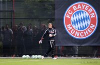 Fussball 1. Bundesliga: Abschluss Training beim FC Bayern Muenchen
