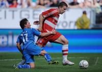 Fussball 1. Bundesliga 2008/2009  TSG 1899 Hoffenheim - FC Bayern Muenchen