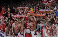 FUSSBALL  International CHL 2009/2010   :  JUBEL  FANS FC Bayern  Muenchen