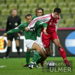 Fussball 1. Bundesliga: Muenchen - Wolfsburg; Spielszene