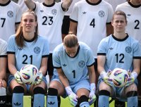 Fussball International Euro 2025,
Mannschaftsfoto Deutsche Frauen Nationalmannschaft