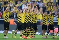 Fussball Bundesliga 14/15 Supercup Finale: JUBEL Borussia Dortmund