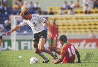 Fussball WM 1986 Marokko-Deutschland:  Rummenigge