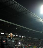 FUSSBALL, 1. BUNDESLIGA, 12. Spieltag: Werder Bremen, ALLOFS und SCHAAF