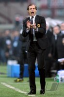 FUSSBALL SERIE A:  Trainer Massimilliano Allegri (AC Mailand)