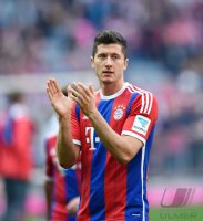 Fussball 1. Bundesliga Saison 14/15: FC Bayern Muenchen - Eintracht Frankfurt