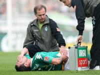 Fussball 1. Bundesliga: Bremen - Stuttgart